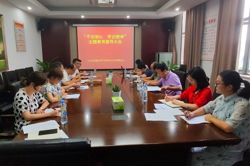 南昌城投集團(tuán)公司“不忘初心、牢記使命” 主題教育調(diào)研督導(dǎo)全面展開